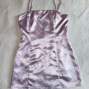 LULUS SILK SLIP DRESS